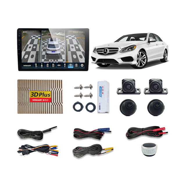 Câmera de carro 3D de assistente de estacionamento cego