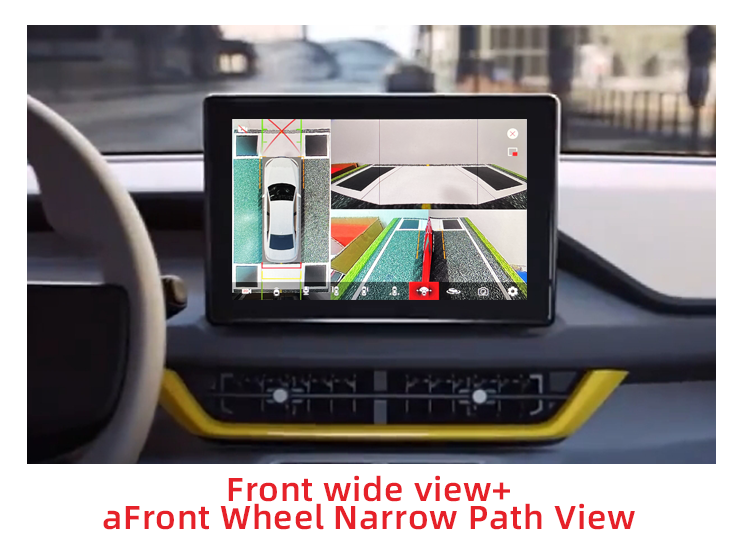 Android + मूल दोहरी प्रणाली डिकोडर 360-डिग्री कार कैमरा vinfast VF3 स्क्रीन अपग्रेड के लिए