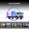 720p 1080p Voice Control 2 Channel Truck Bus RV -Kamera Monitor System