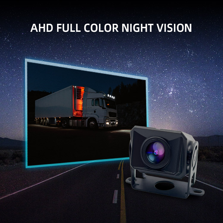 720p 1080p Voice Control 2 Channel Truck Bus RV -Kamera Monitor System