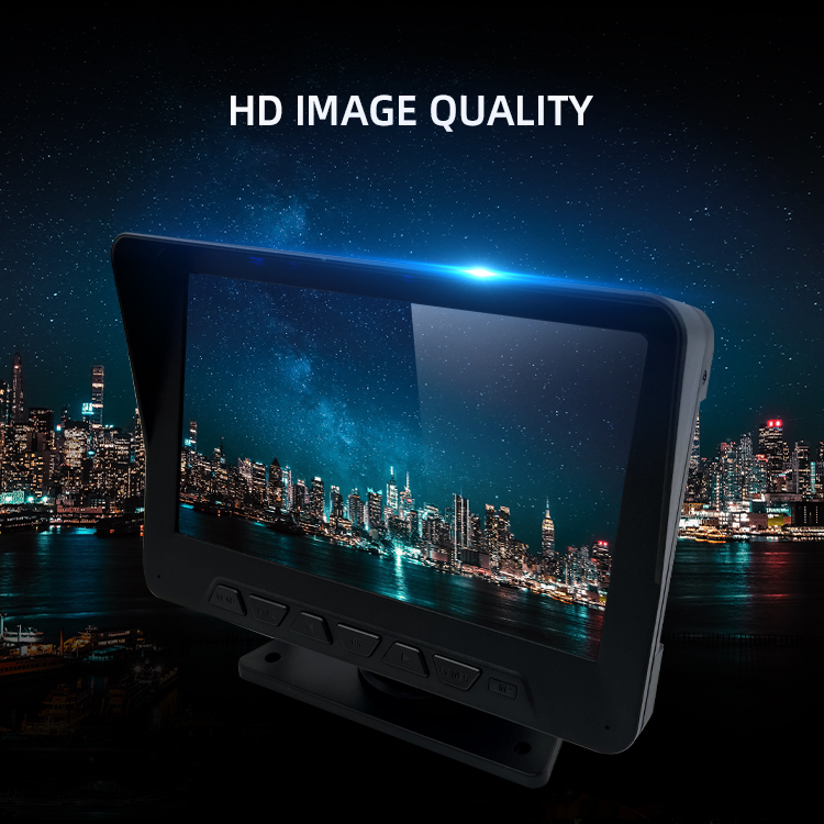 1080p/720pリバースカメラシステムを備えたトラックモニター