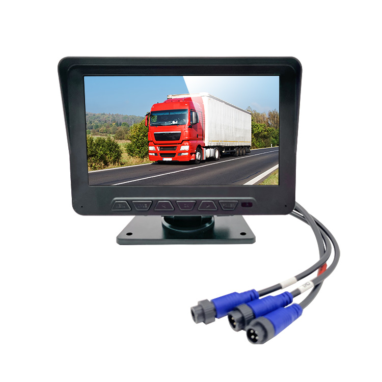 Visión nocturna El sistema de la cámara del autobús de la visión de la visión de la visión del monitor de vehículos de 7 pulgadas