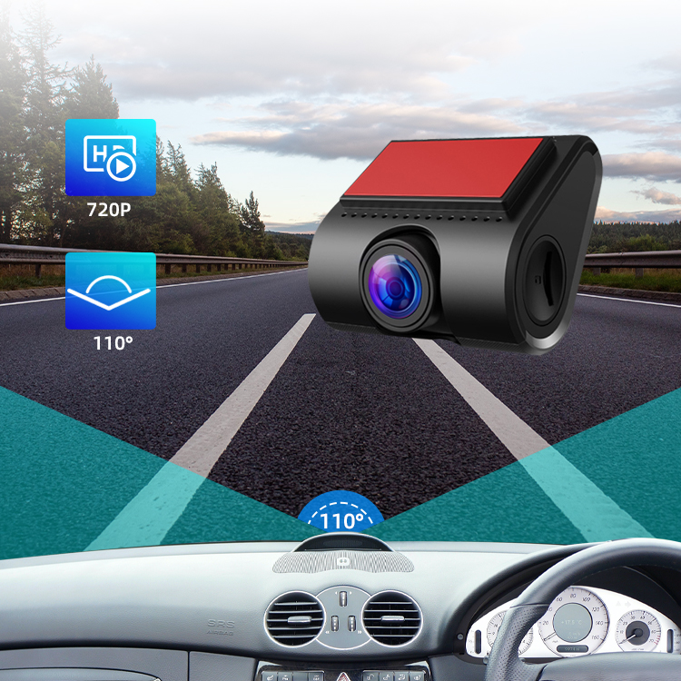 금속 자동차 DVR DASH CAM ADAS 루프 녹음 HD 720P DASHCAM 비디오 레코더