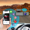 Wifi 1080p + 1080p عدسة مزدوجة Dash Cam 130 درجة + 110 درجة أمامية وخلفية كاميرات مزدوجة