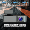 2K 256g Auto Dash Kamera WiFi Black Box mit 24 Stunden Parküberwachung 