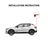 Đèn phanh xe IP68 Máy ảnh chiếu hậu tầm nhìn HD không thấm nước cho Ford Transit Custom với LED 2016.5-hiện tại