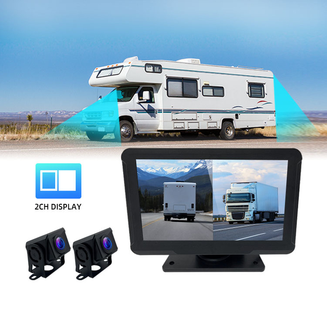 वाहन पैदल यात्री का पता लगाने और चेतावनी के लिए ADAS ट्रक DVR मॉनिटर कैमरा BSD सिस्टम