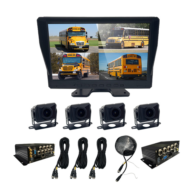 4 채널 카메라 시스템 MDVR 4G CPS WiFi 트럭 DVR 버스 RV 모니터링