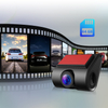 금속 자동차 DVR DASH CAM ADAS 루프 녹음 HD 720P DASHCAM 비디오 레코더