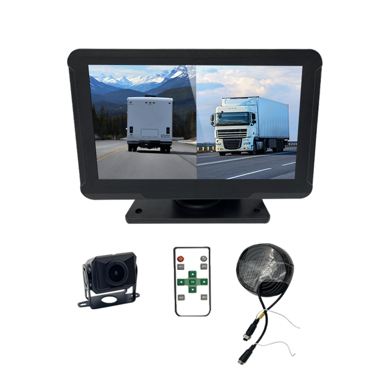 720p 1080p Voice Control 2 Channel Truck Bus RV -Kamera Monitor System